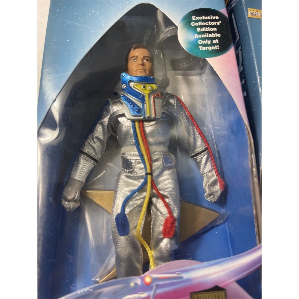 Lot of 3 Star Trek Captain Kirk 9" Action Figure New Playmates - Picture 7 of 11